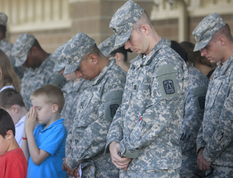 62nd Expeditionary Signal Battalion Color Casing Ceremony
